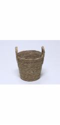 Giftdecor Pletené košíky ESPARTO s uchy, 3 kusy
