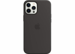Apple Silikonový kryt MHLG3ZE/A pro iPhone 12 Pro Max 6.7 MagSafe černý/černý