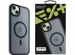 NEXT ONE Pouzdro NEXT ONE Mist Shield MagSafe pro iPhone 15 Plus v barvě půlnoční modré