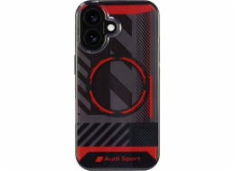 Audi Pouzdro IML Sport MagSafe pro iPhone 16 6.1 černé/černé AUS-IMLMIP16-RSQ/D2-BK