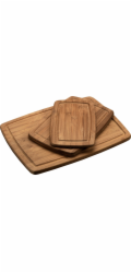 Kesper Sada bambusových krájecích prkének Cutting Board, 3 kusy v různých velikostech