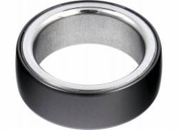 OEM Chytré hodinky Smart Ring R8 - keramický kroužek s nabíjecí stanicí velikost 20 mm, černý