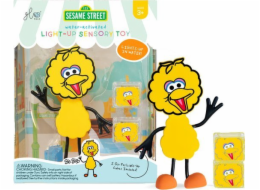 Glo Pals Glo Pals, velká figurka ptáka do koupele - sada se dvěma senzorickými kostkami, které svítí ve vodě