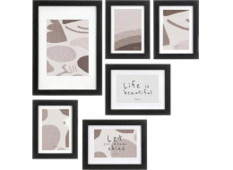 Giftdecor Fotorámečky na nástěnnou malbu, 7 rámečků různých velikostí
