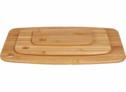 Bigbuy Home bambusové prkénko na krájení 36,5 x 27 cm 3 ks.