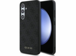 Guess Guess GUHCS24FEG4GFGR S24 FE S721 šedé/šedé pevné pouzdro 4G Metal Gold Logo