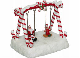 Fééric Lights and Christmas Vánoční dekorace Moving vánoční figurka s osvětlením, 16 x 12,5 cm