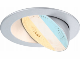 Paulmann Vestavné svítidlo ANMUS LED 3-STEP DIM 5W 700lm 105mm 2700K-6500K IP20 230V matný chrom / hliník