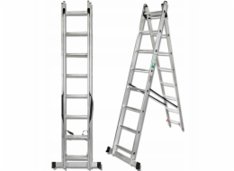 Kombinovaný žebřík Forcekraft 2x11 kroků