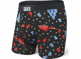 SAXX Boxerky Vibe, černé, beerové, velikost M