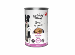 TufTuf Tuf Tuf kousky masa s jehněčím masem pro psy konzerva 415g