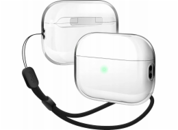 Elago Elago AirPods Pro 2 Nylon Strap TPU Shell Case - pouzdro s poutkem pro AirPods Pro 2 průhledné - Záruka bezpečnosti. Jednoduché splátky. Doprava zdarma od 170 PLN.