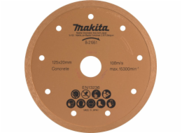 Makita DIAMANTOVÝ KOTOUČ MAKITA 125 mm x 20 mm PLNÝ PRO DCC500,4101RH