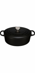 Le Creuset Signature Casserole oval 29 cm black