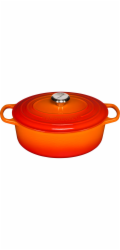 Le Creuset Signature Casserole oval 29 cm volcanic