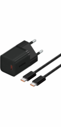 Baseus P10110902113-01 USB-C GaN5 mini 30W síťová nabíječka Černá