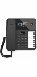 Gigaset Drátový telefon Desk600, černý