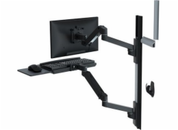 Ergotron LX Pro - Montá?ní sada (2 ramena, 2 rozšíření, zásuvka pro klávesnici, vysouvací podlo?ka pod myš, dr?ák na myš, 2 základny pro montá? na stěnu, nástěnná trasa 34", svorka na zeď, 2 cable cha