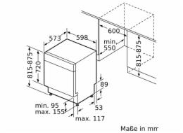 Bosch Podpultová myčka nádobí SMU2HVS02E