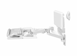 Ergotron LX Pro - Montá? otočného ramene pro klávesnici / myš - adjustable - montá? na stěnu - bílá