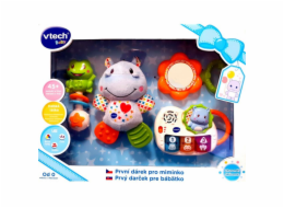VTECH Prvý darček pre bábätko CZ - modrý