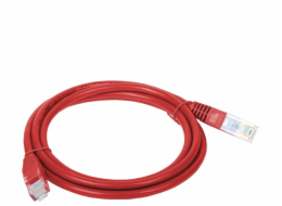 Alantec KKU5CZE1 síťový kabel Červená 1 m Cat5e U/UTP (UTP)