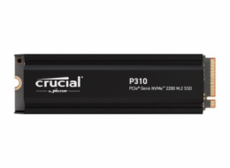 Crucial P310 - SSD - 4 TB - interní - M.2 2280 - PCIe 4.0 x4 (NVMe) - integrovaný chladič