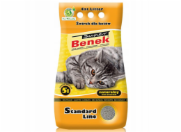 Certech Super Benek Standard Natural - Hrudkující stelivo pro kočky 5 l