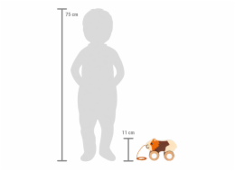 small foot Dřevěná tahací hračka Morče