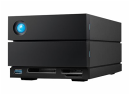 LaCie 2big Dock STLG48000400 - Pole pevných disku - 48 TB - 2 zásuvky (SATA-600) - HDD 24 TB x 2 - Thunderbolt 4, USB 3.2 Gen 2 (externí) - s 5 let Rescue Data Recovery Service Plan