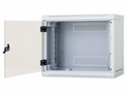 BAZAR - TRITON 19" jednodílný rozvaděč 9U/600mm, odnímatelné boční kryty - rozbité sklo