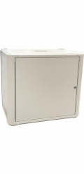 Rozvaděč Conexpro 19" 9U/400mm, FLAT PACK, jednodílný plechové dveře 