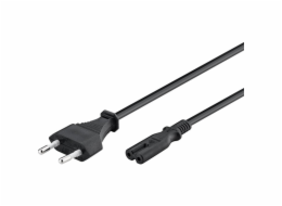 napájecí kabel goobay, zástrčka Euro do dvojité zásuvky