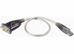 Aten Kabel USB-A na RS-232 0,4 m, průhledný (UC232A)