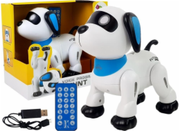 LeanToys Robotický pes na dálkové ovládání, hlasové ovládání, tančí, štěká a provádí povely.