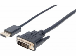 Manhattan DisplayPort - DVI-D kabel 3m černý (152136)