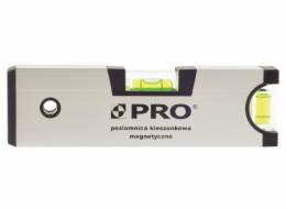 PRO Kapesní eloxovaná vodováha s magnetem 17 cm (100-A6-017)