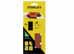 NoName STA. BRUSNÝ PAPÍR 93 mm x 190 mm P120 /5 ks. 8 DÍREK PRO SUCHÝ ZIP
