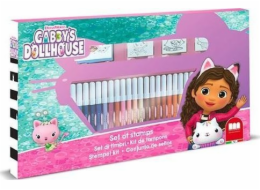 Multiprint Vícetisk VÍCETISKOVÉ RAZÍTKA A POPISOVAČE GABI'S CATS HOUSE (36) K VYBARVOVÁNÍ