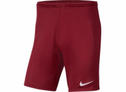 Nike Pánské vínové kraťasy Park III, velikost S (BV6855 677)