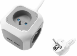 Orno ORNO PRODLOUŽOVACÍ STOLNÍ KABEL 4x ZÁSUVKY 2x DRŽÁK USB KABELU 1,4 m OR-AE-13144