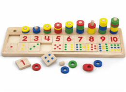 Viga Vzdělávací puzzle pro učení počítání
