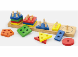 Viga Viga 58558 Bloky s třídičem tvarů - geometrické obrazce VIGA 58558 BLOKY S TŘÍDIČEM TVARŮ - GEOMETRICKÉ OBRÁZKY (0894, Viga)