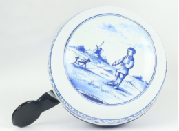 Widek Zvonek na kolo WIDEK DING DONG DELFT BLUE dětský lesklý 1 ks. (NOVÝ)