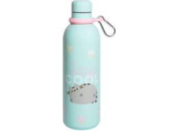 Pusheen Izolovaná láhev mátová