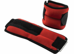 Victoria Sport ZÁVAŽÍ NA KLOUBY EB FIT 4 KG (2 x 2 KG) velikost univerzální, červená barva