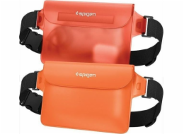 Spigen Univerzální vodotěsné pouzdro a ledvinka oranžová AMP06021