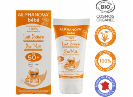 Alphanova Bebe opalovací krém s vysokým filtrem SPF 50+ 50g