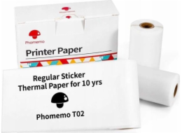 Phomemo Papírové vložky samolepicí, 3x role 50 mm, pro Phomemo T02 / M02 PRO / M02X / Q12-RMS10