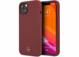 Mercedes Silikonový kryt MEHCP13SSILRE pro iPhone 13 mini 5.4 červený, Line